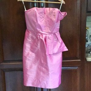 Phoebe Couture pink strapless dress